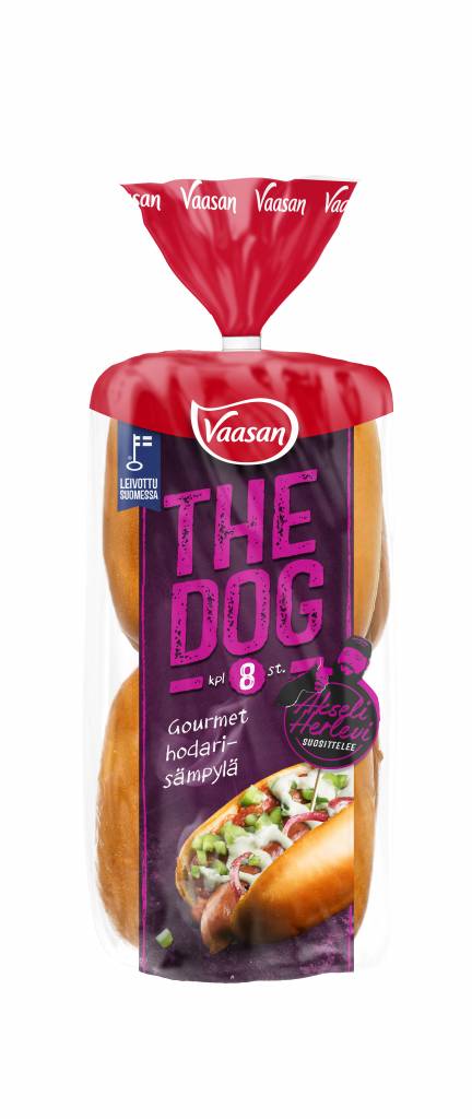 Hot Dog sämpylä - Vaasan The Dog